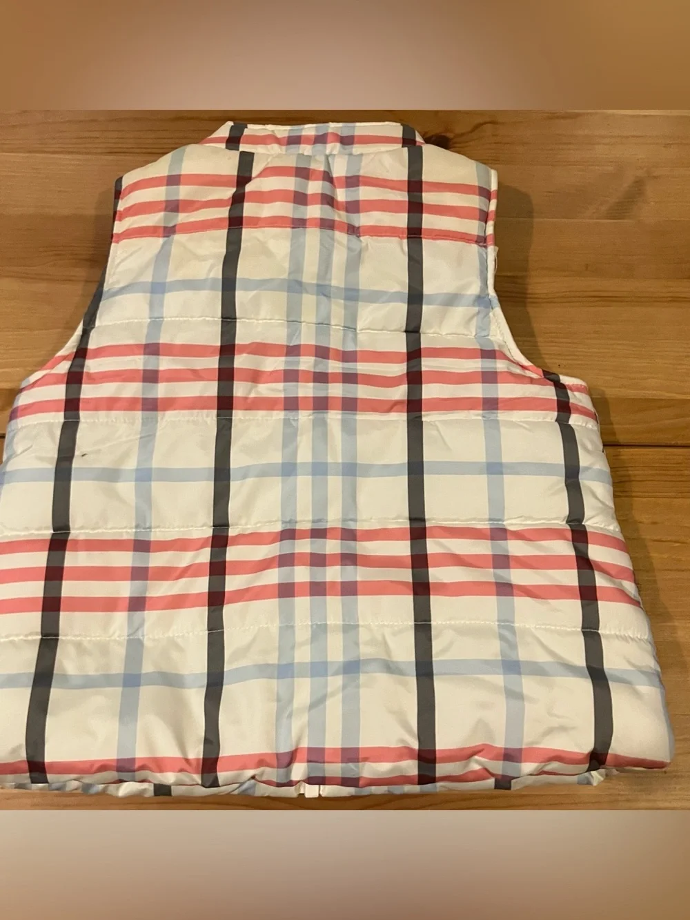 NWT Gymboree Quilted Free Country Plaid Puffer Vest Size Small 5/6 Rare